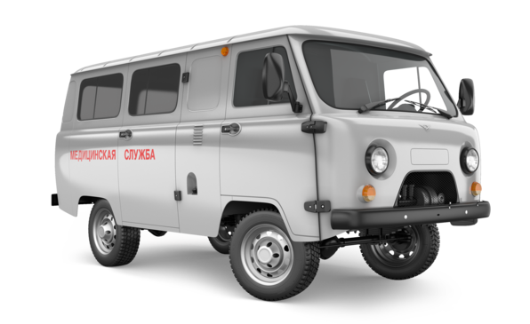 Санитарный автомобиль УАЗ для медслужб - Светло-серый неметаллик
