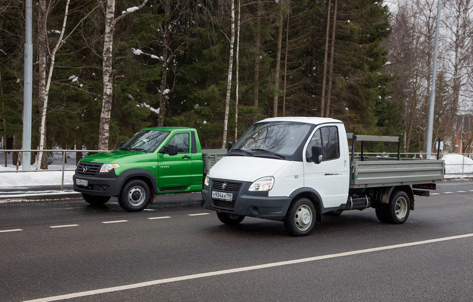 Сравнительный тест заднеприводных УАЗ «Профи» и ГАЗель «Бизнес». Промзона