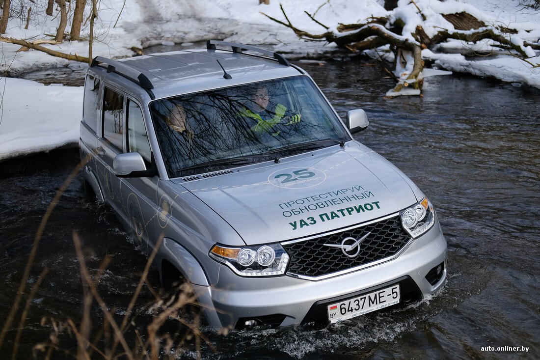 Тест-драйв нового UAZ Patriot: за трактором придется идти далеко